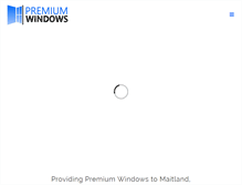 Tablet Screenshot of premiumwindows.net